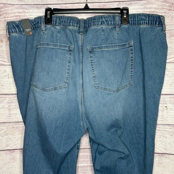 Torrid Weekend Mid Rise Super Soft Boyfriend Straight Pull on Jeans Size 4X New - Picture 5 of 13